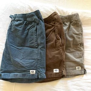 PERFECT CONDITION Katin USA Cord Local Shorts- Men’s size M- Overcast